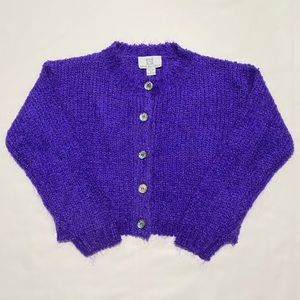 Spoiled Girls vintage purple cardigan